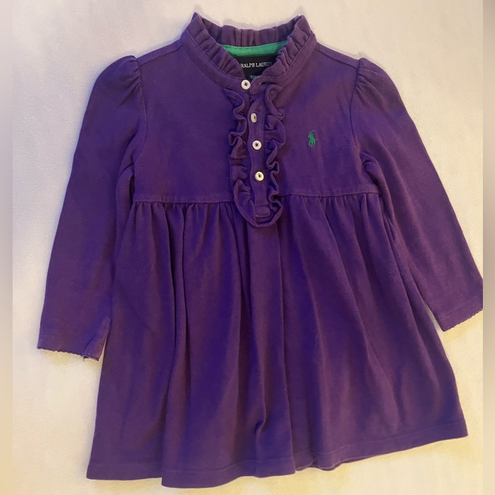 Ralph Lauren Purple Top/ Dress 18m
